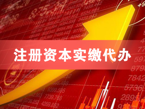 丽水注册资本实缴代办